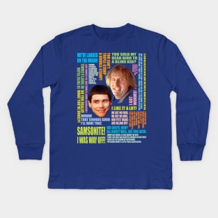 Dumb and Dumber Quotes (V1) Kids Long Sleeve T-Shirt